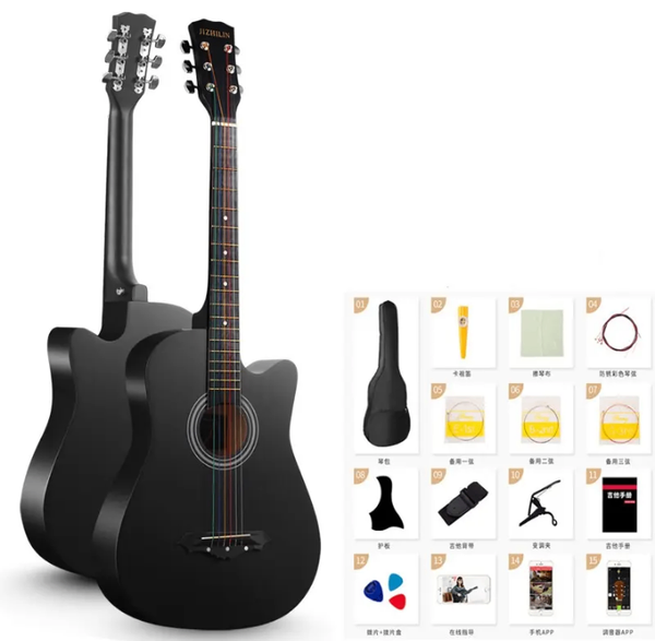 Guitare acoustique électrique 6 cordes