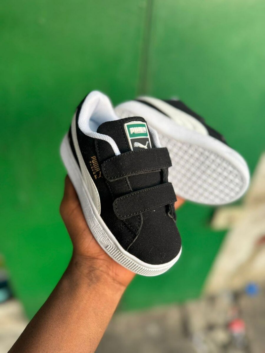 Baskets Enfant Noires Velcro