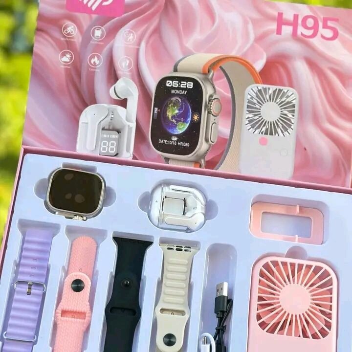 Montre connectée H95 avec accessoires