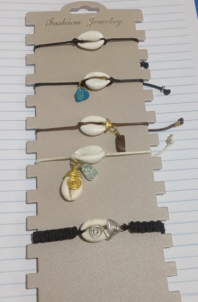 Bracelet perlé en coquillage - Bijoux de mode