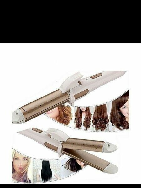 Fer à Boucler et Lisser 2-en-1