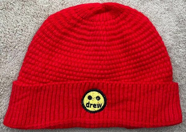 Bonnet rouge Drew smiley