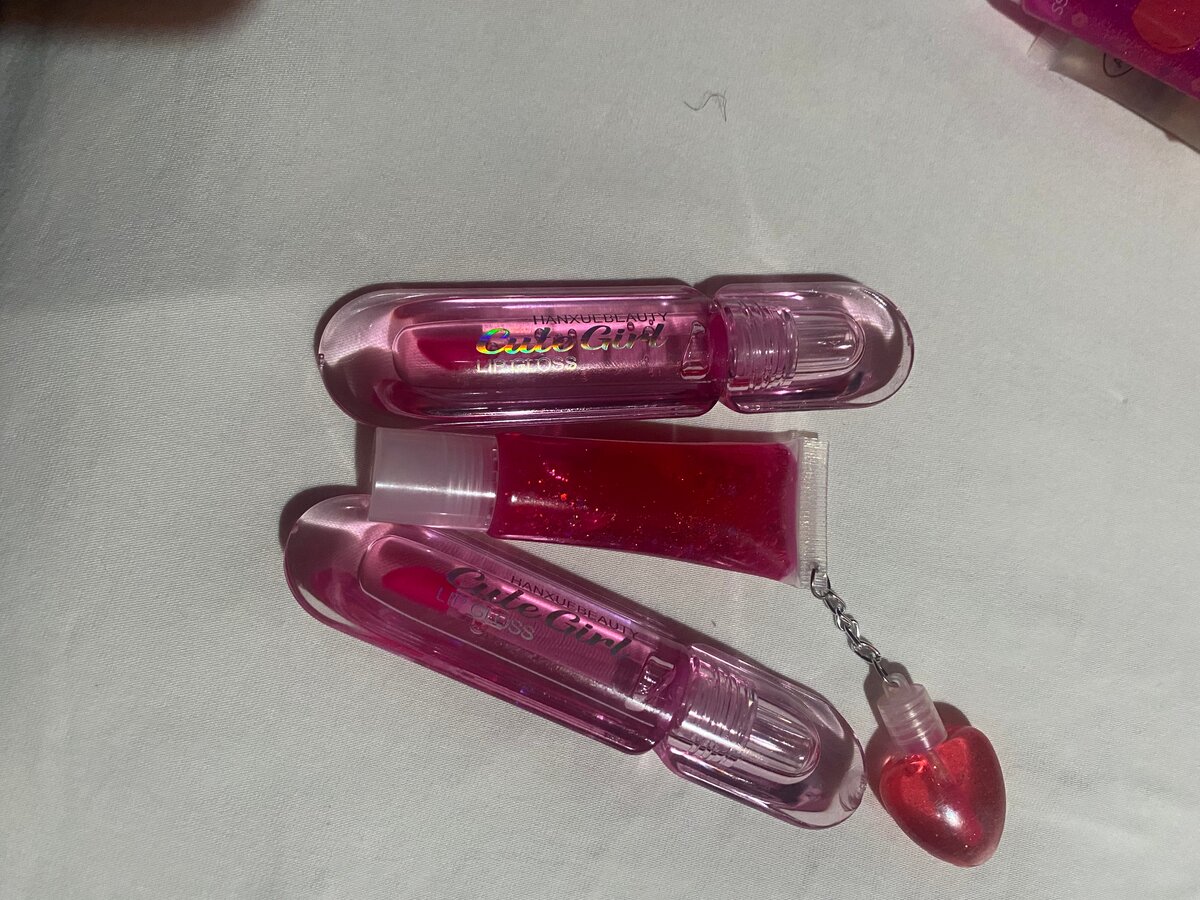 Set de gloss à lèvres scintillants