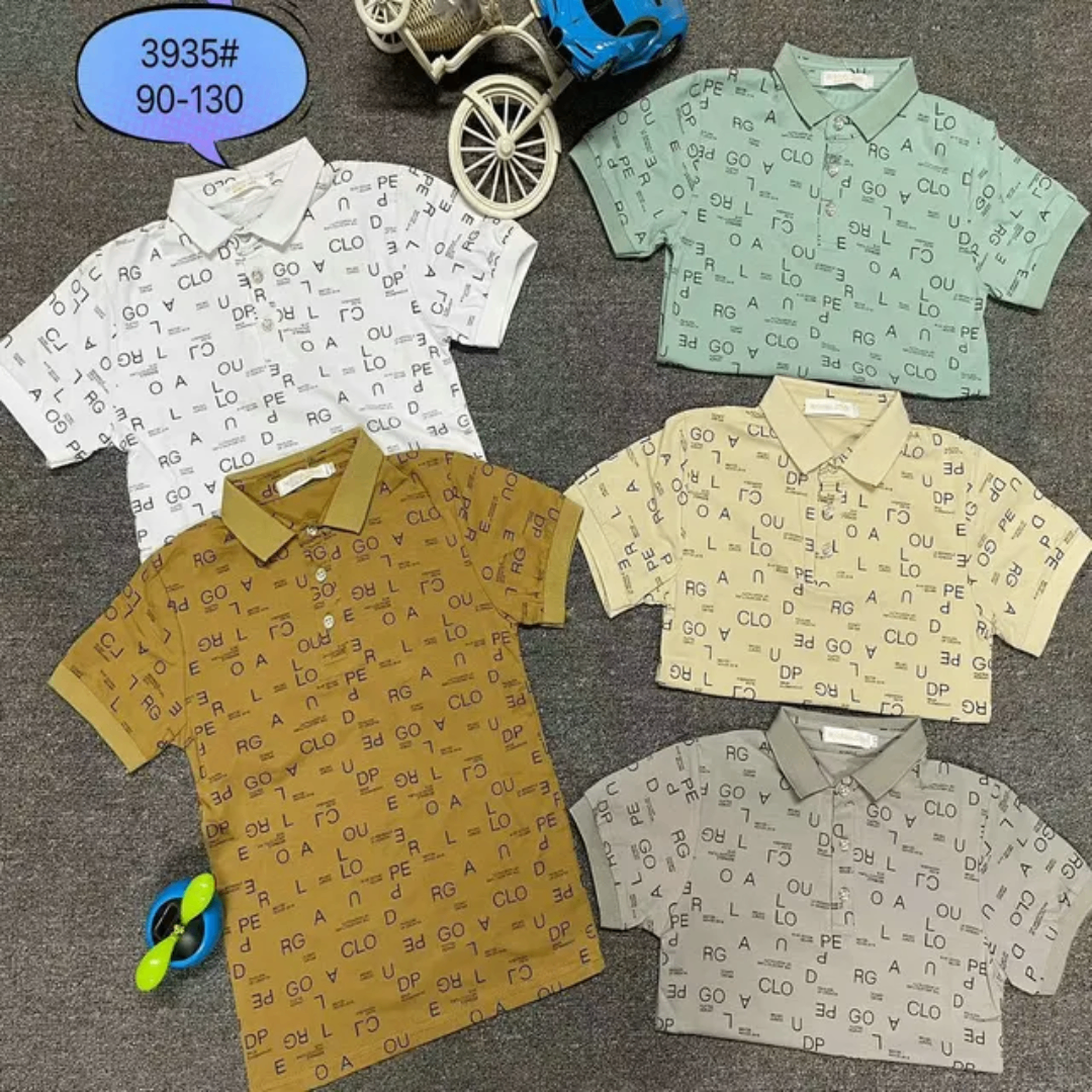 Polos pour enfants colorés