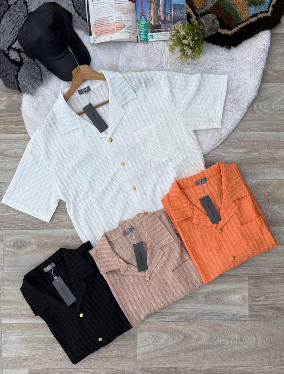 Chemises décontractées homme