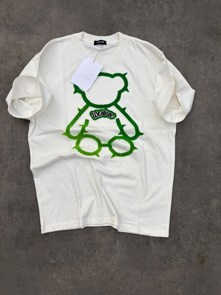 T-shirt imprimé ours vert