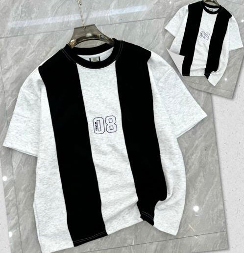 Polo à rayures manches courtes