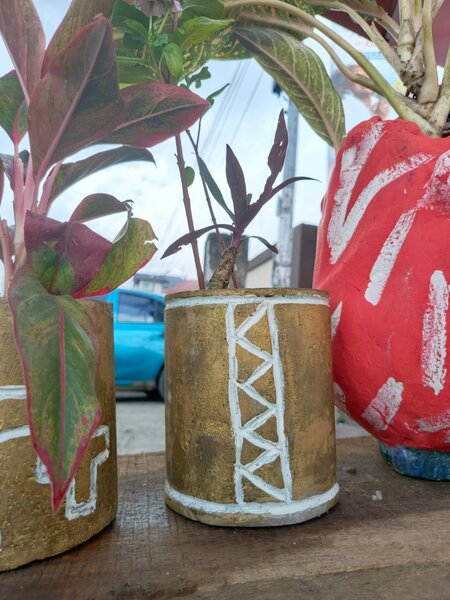 Pots de fleurs artisanaux