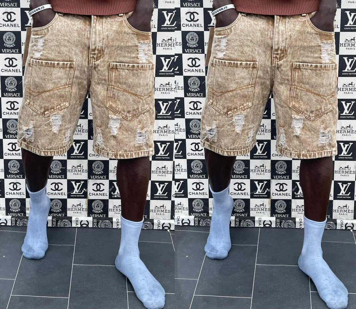 Shorts tendance en jean pour homme