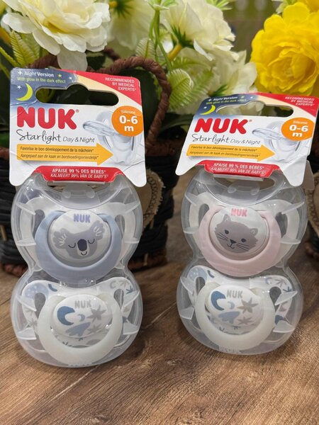 Sucettes NUK Starlight 0-6m