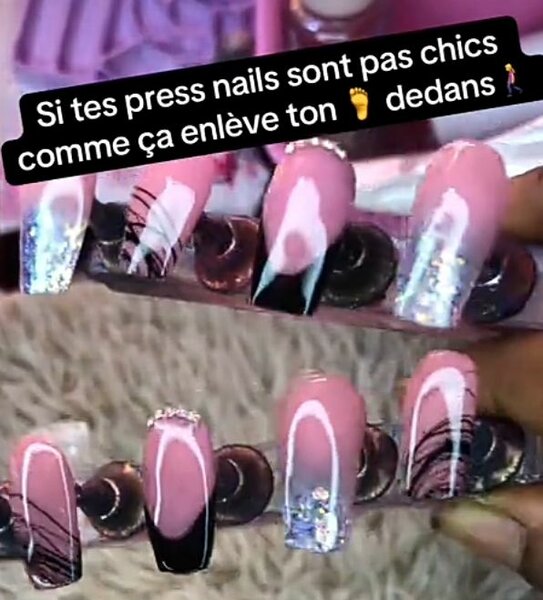 Ongles Press-Ons Glamour