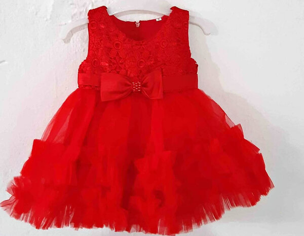Robe Enfant Tulle Fleurie