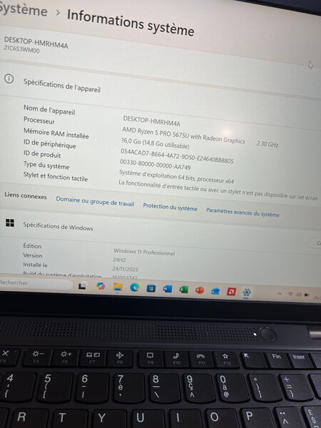 Ordinateur portable Lenovo ThinkPad