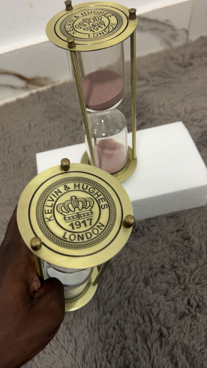 Sablier 30 minutes en laiton