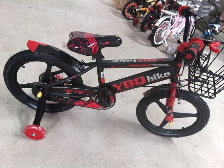 Vélo enfant YBObike rouge et noir