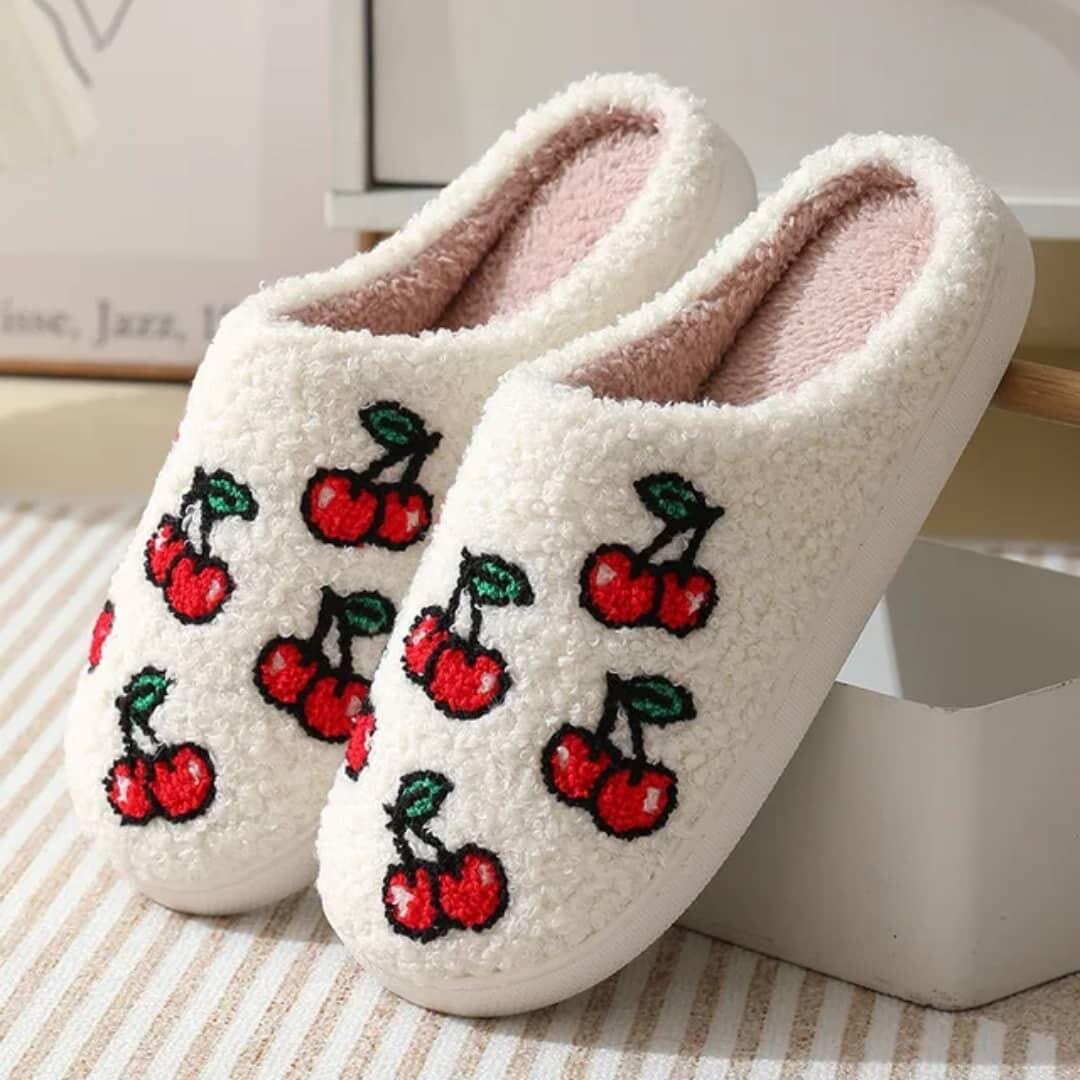 Chaussons en peluche dessins