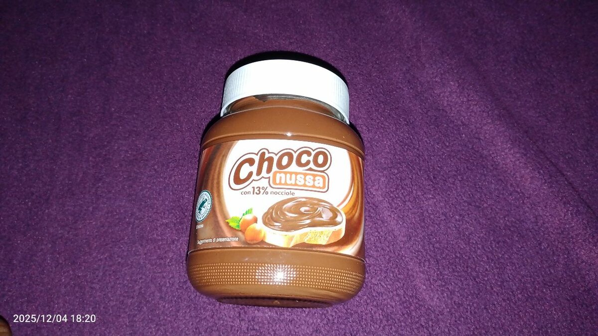 Pâte à tartiner Choconussa