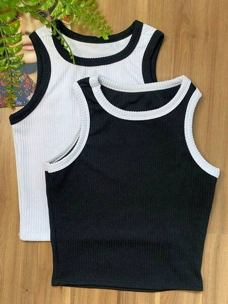 Débardeurs Bicolores Femmes