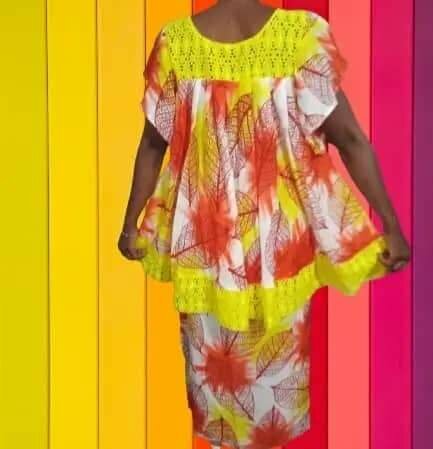 Robe longue bohème colorée