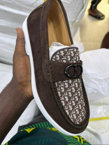 Mocassins élégants Dior en cuir