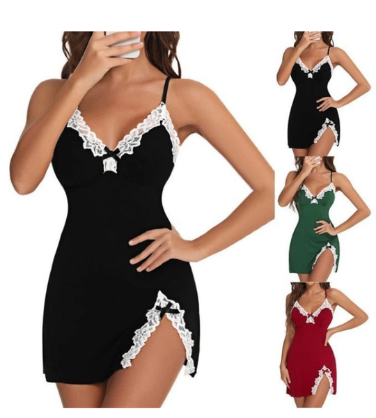 Nuisette En Satin Élégant