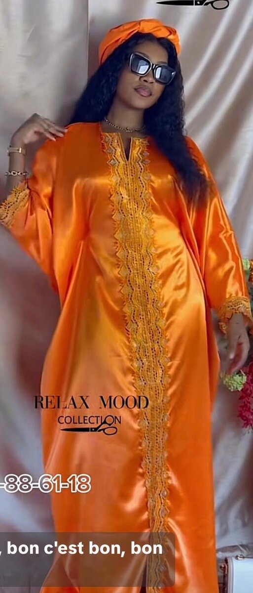 Robe Caftan Élégante Brillante