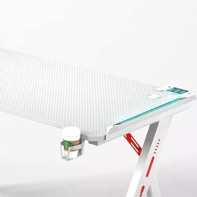 Bureau Gamer LED Ergonomique