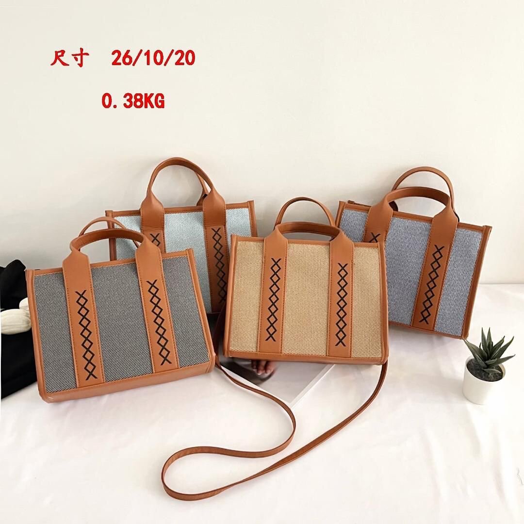 Sac bandoulière chic en coton