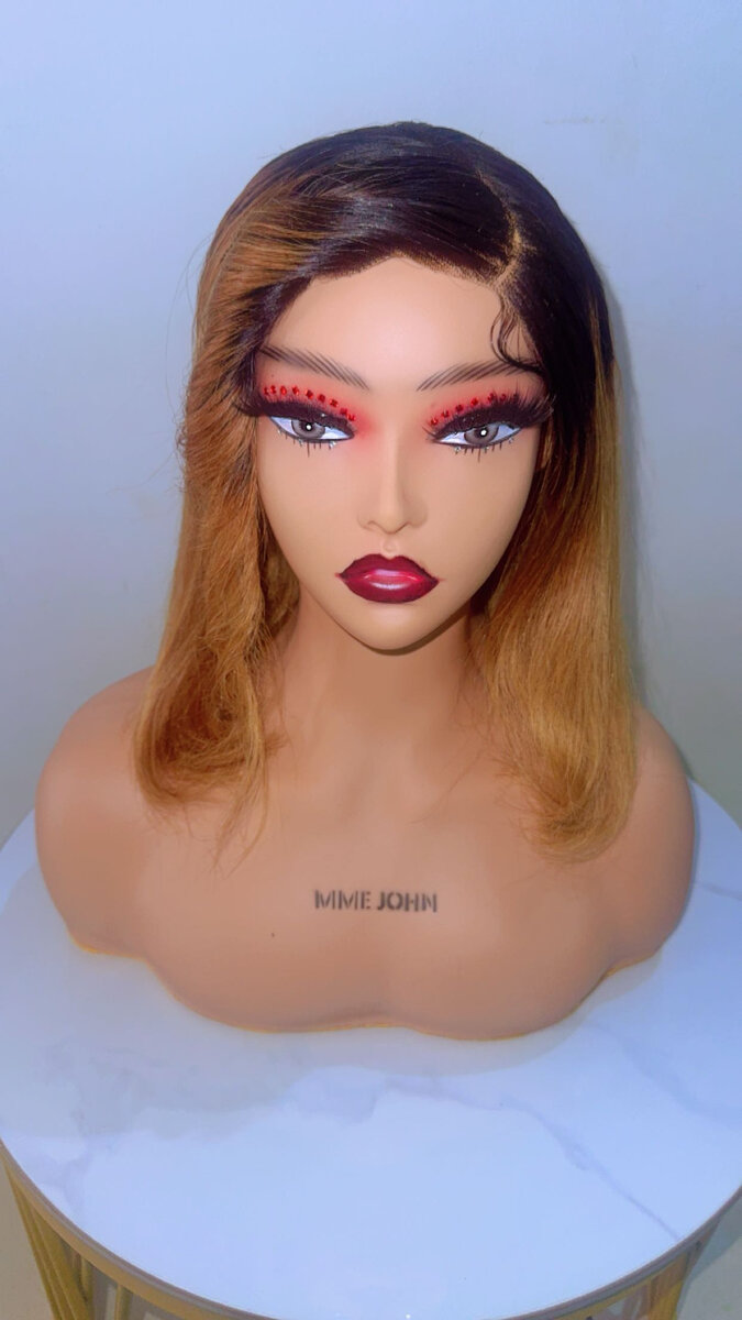 Perruque en cheveux naturels