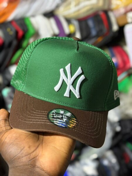 Casquette snapback verte NY