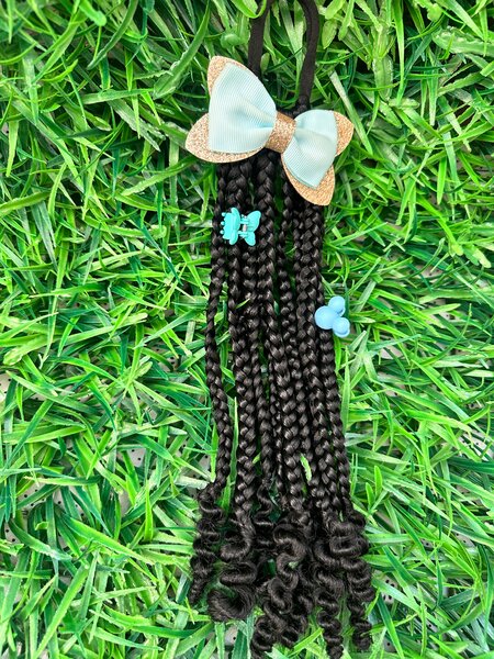 Extensions de cheveux avec fleurs