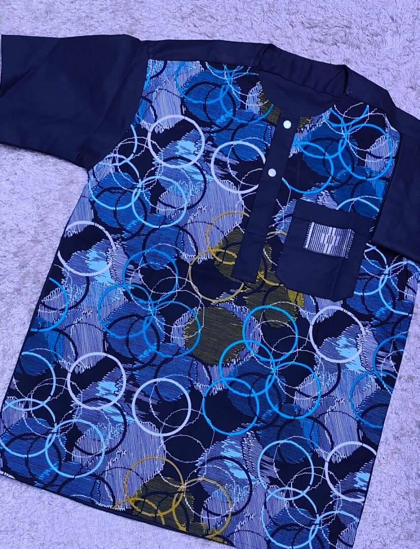 Chemises africaines en wax coloré