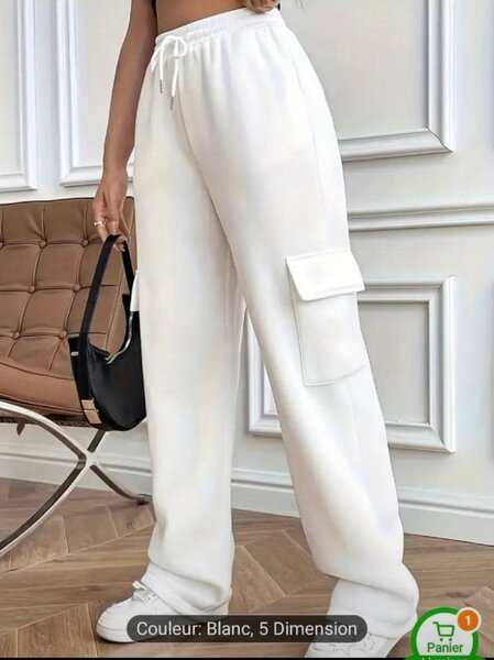 Pantalon large cargo streetwear