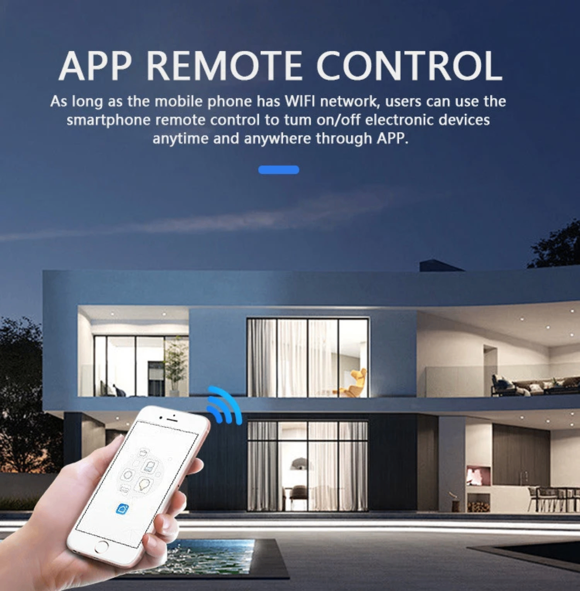 Prise intelligente Wi-Fi avec télécommande