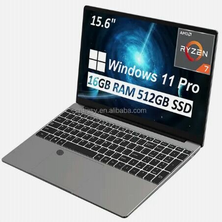 Ordinateur portable 15.6'' Windows 11 Pro 16Go RAM 512Go SSD Ryzen 7