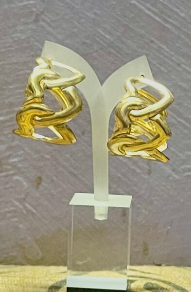 Boucles d'oreilles dorées