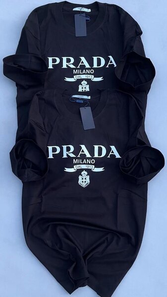 T-shirt Prada Milano Noir