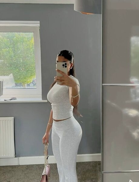 Ensemble legging et crop top blanc