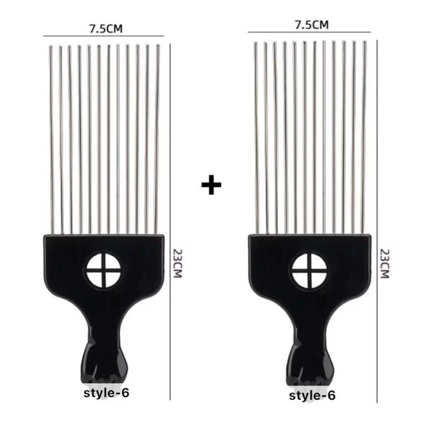 2 PEIGNES AFRO LONG