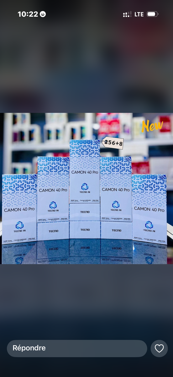 Smartphone Tecno AI Camon 40 Pro