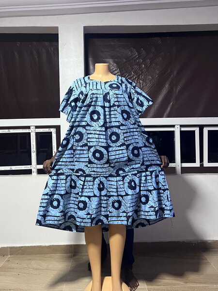 Robe évasée bohème colorful