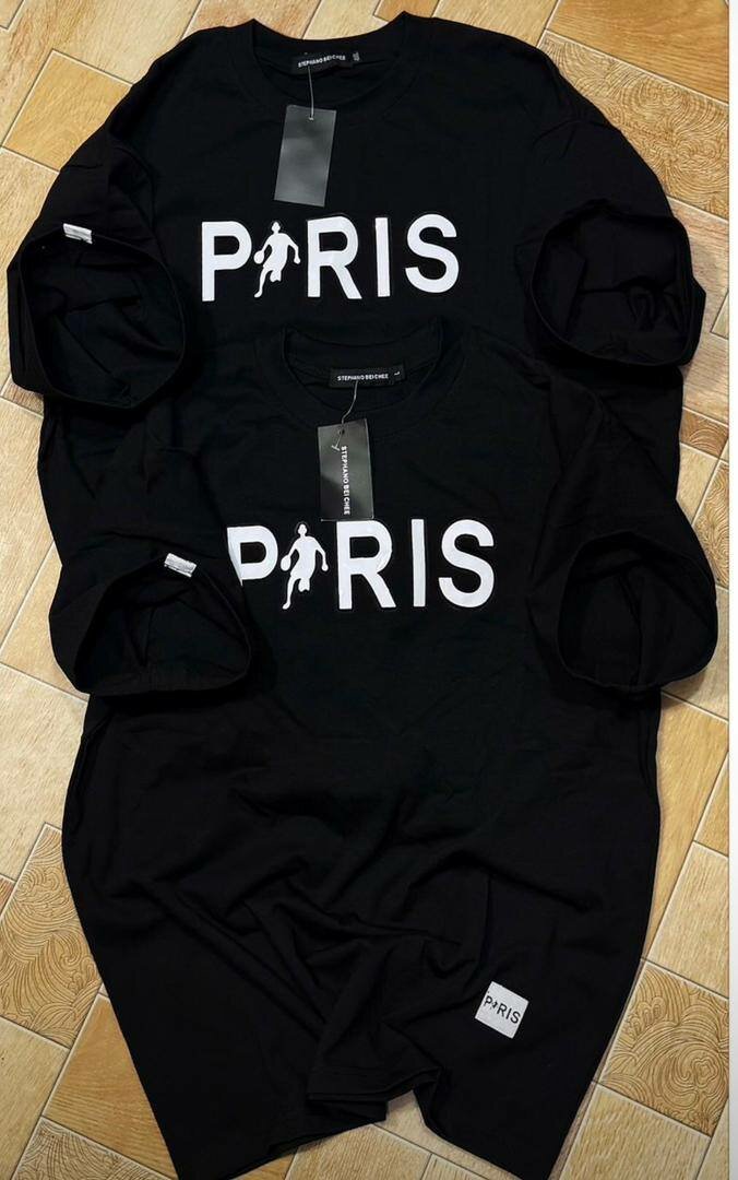 T-shirt Noir PARIS