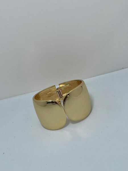 Bracelet manchette doré élégant