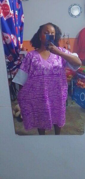 Robe ample imprimée ethnique