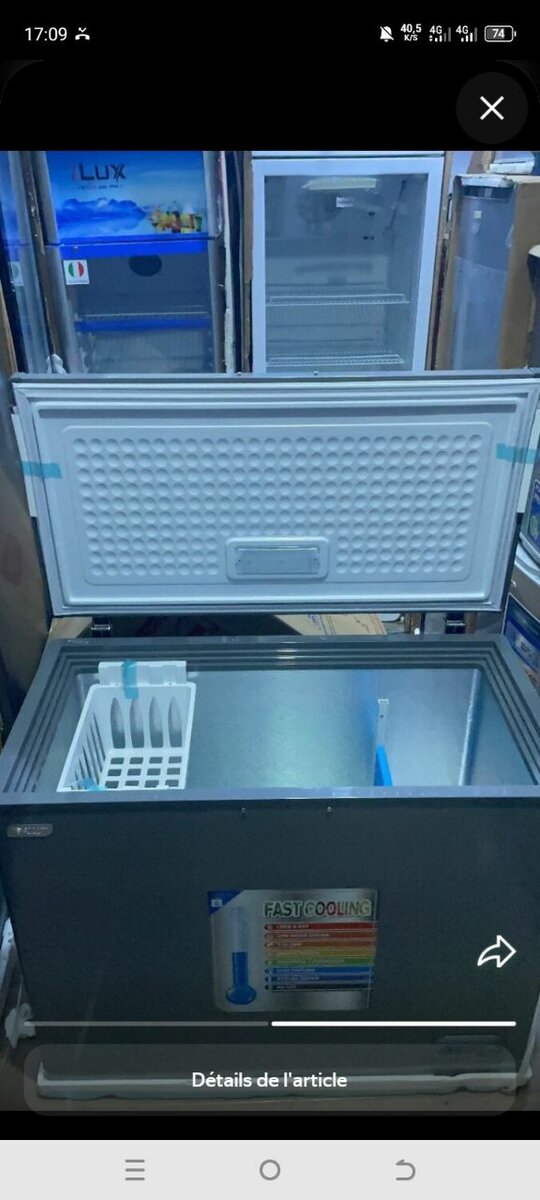 Congélateur Coffre 200L