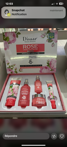 Coffret Soin Visage Rose