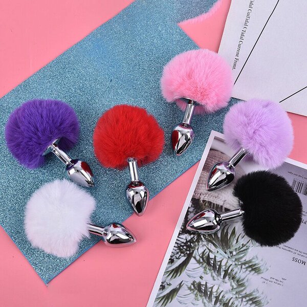 Plug Anal Pompon Fluffy