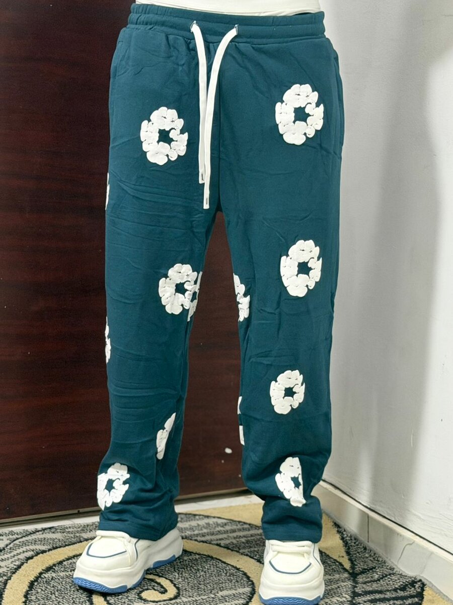 Pantalons de jogging floraux