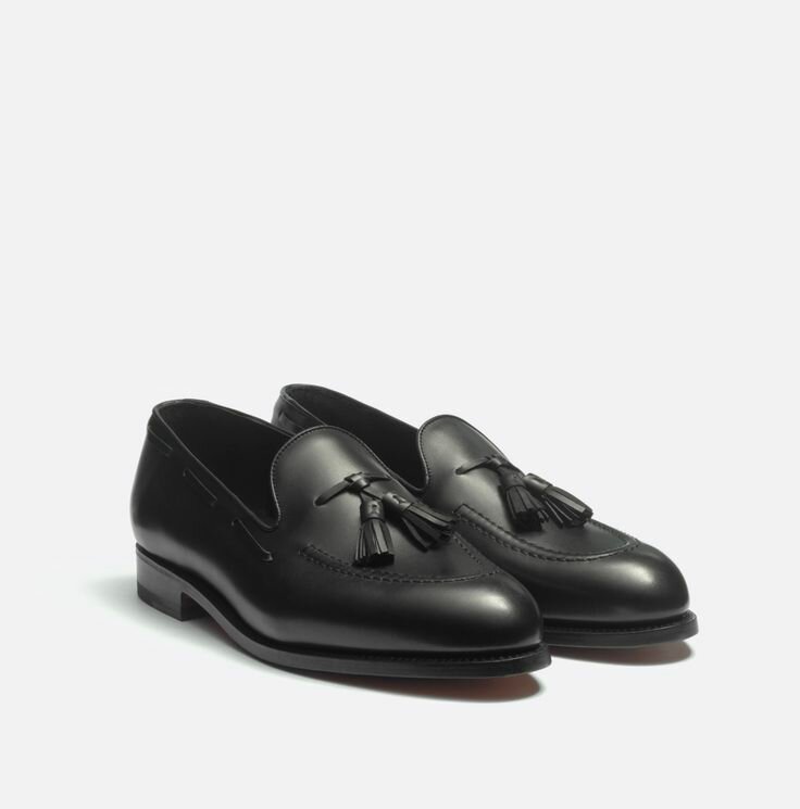 Mocassins en cuir avec pampilles