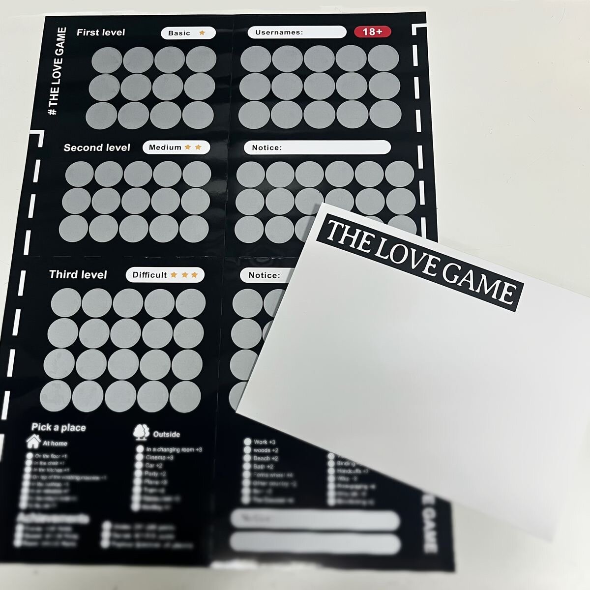 Jeu d'amour pour couples